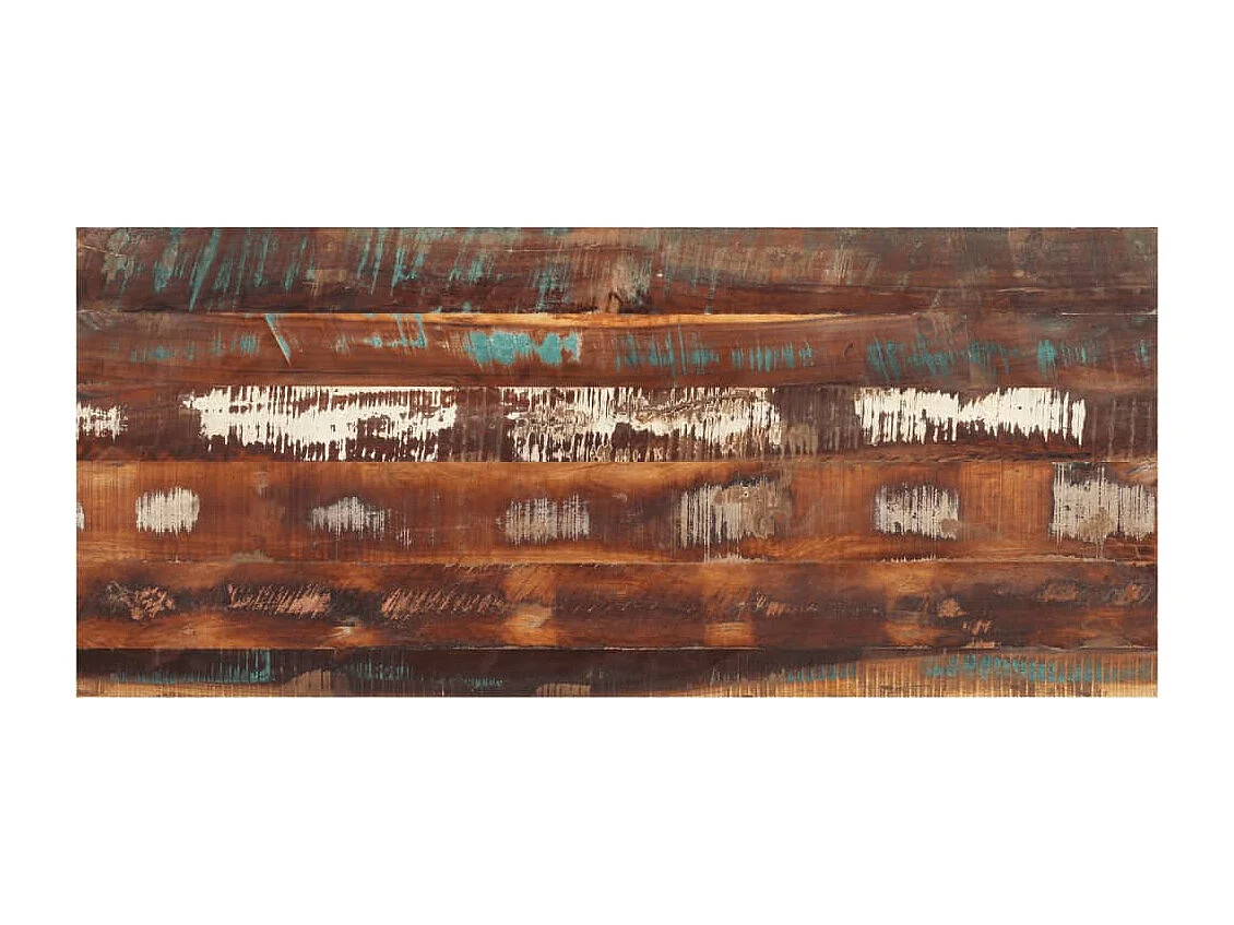 Dessus de table rectangulaire 60x140 cm 15-16 mm Bois récupéré