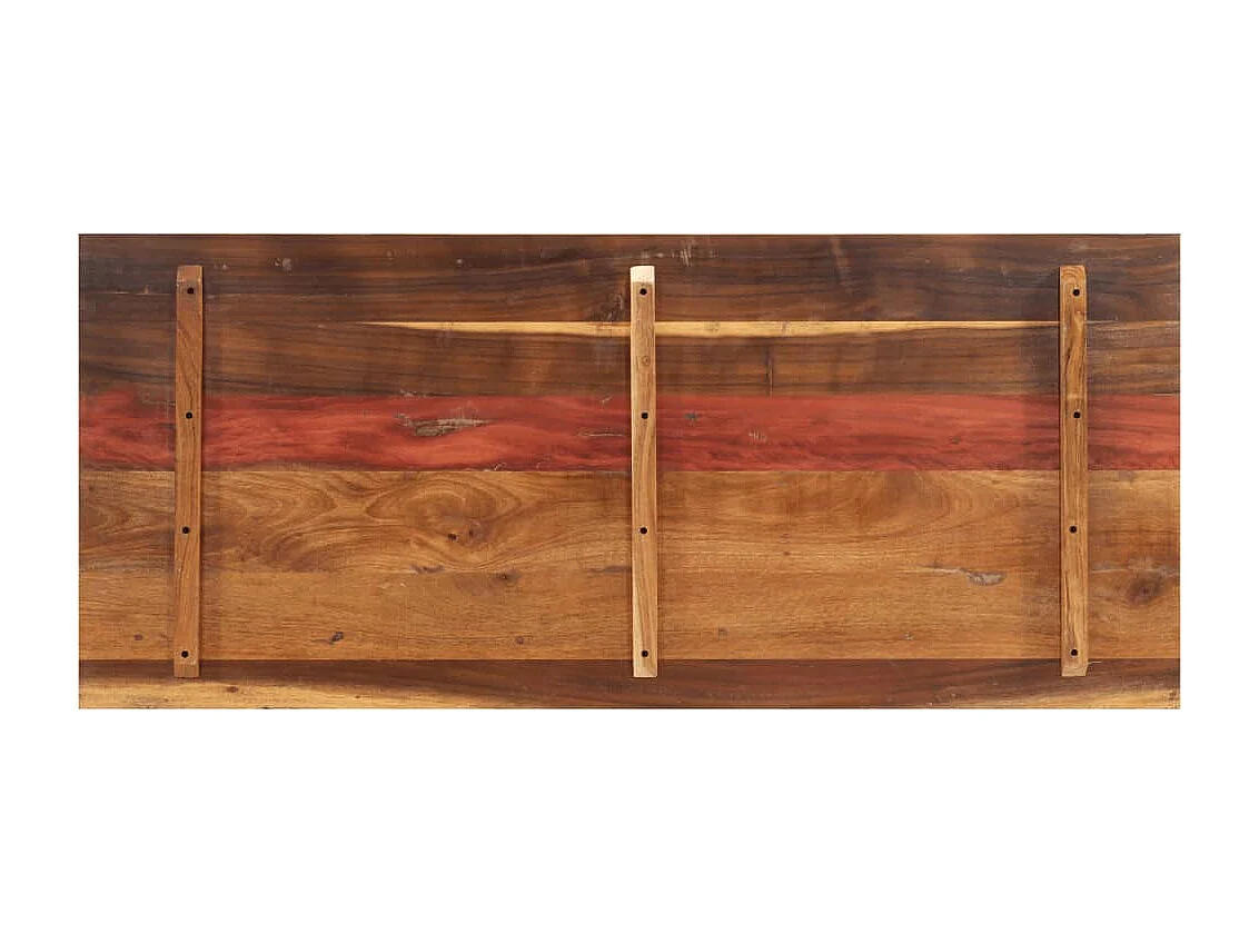 Dessus de table rectangulaire 60x140 cm 15-16 mm Bois récupéré