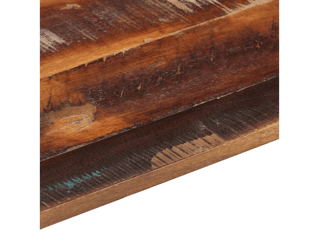 Dessus de table rectangulaire 60x140 cm 15-16 mm Bois récupéré