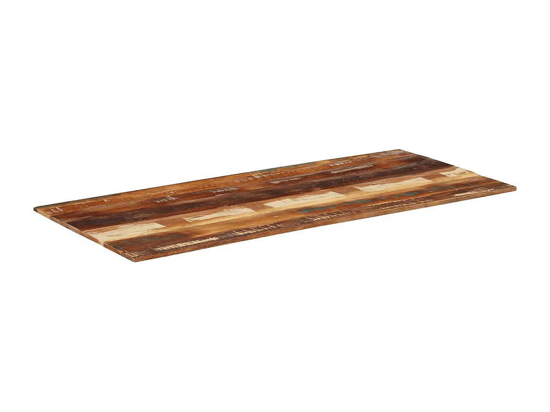 Dessus de table rectangulaire 60x140 cm 15-16 mm Bois récupéré