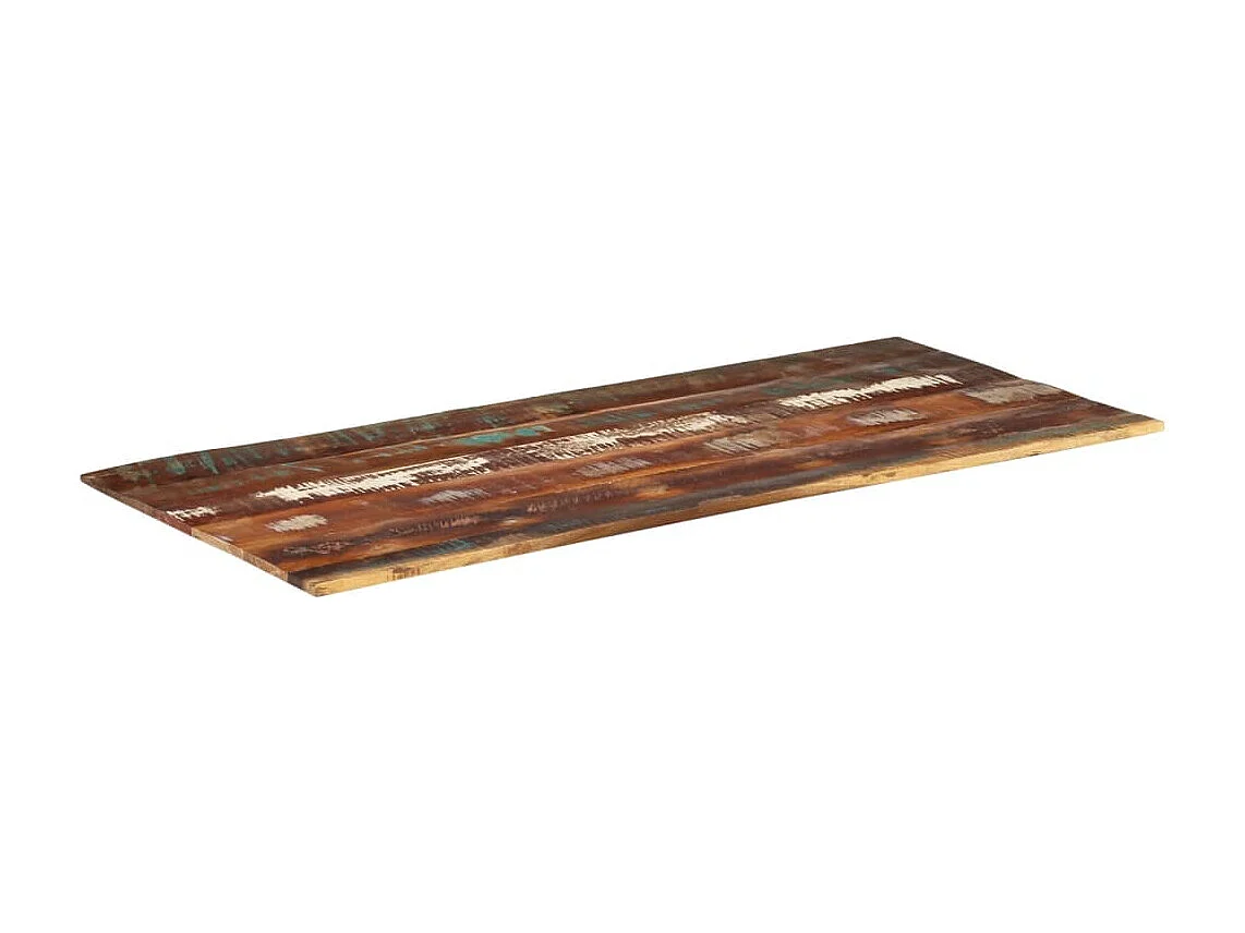 Dessus de table rectangulaire 60x140 cm 15-16 mm Bois récupéré