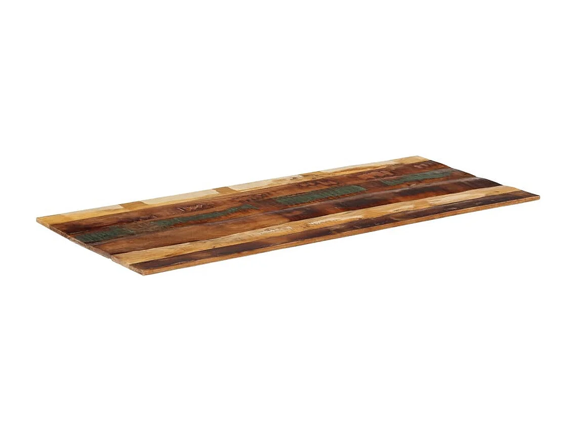 Dessus de table rectangulaire 60x140 cm 15-16 mm Bois récupéré