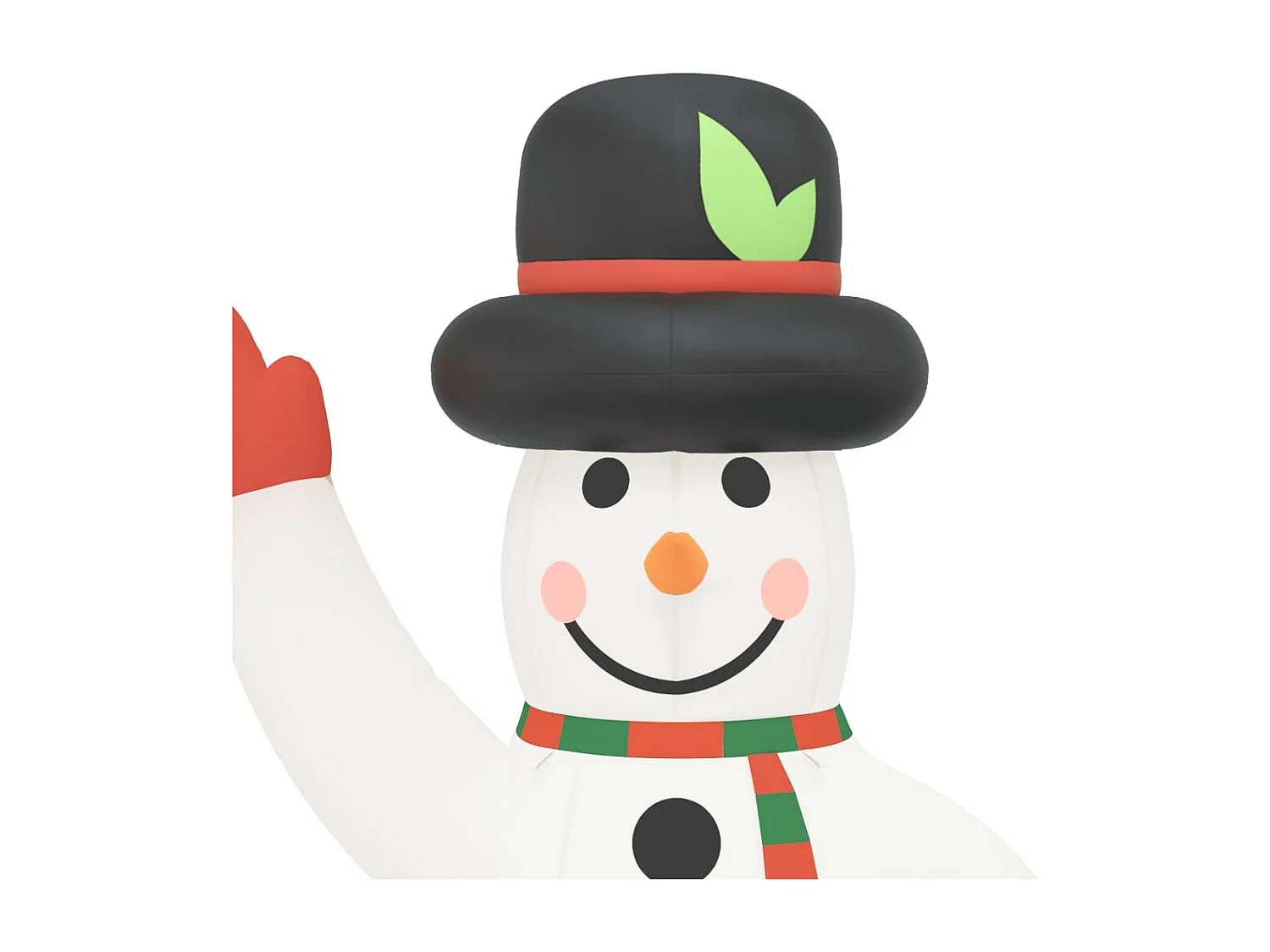 Bonhomme de neige gonflable avec LED 370 cm