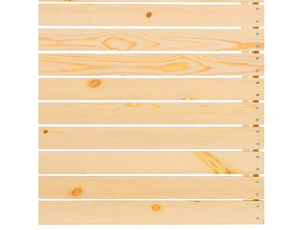 Canapés centraux de jardin coussins gris2pcs Bois de pin massif