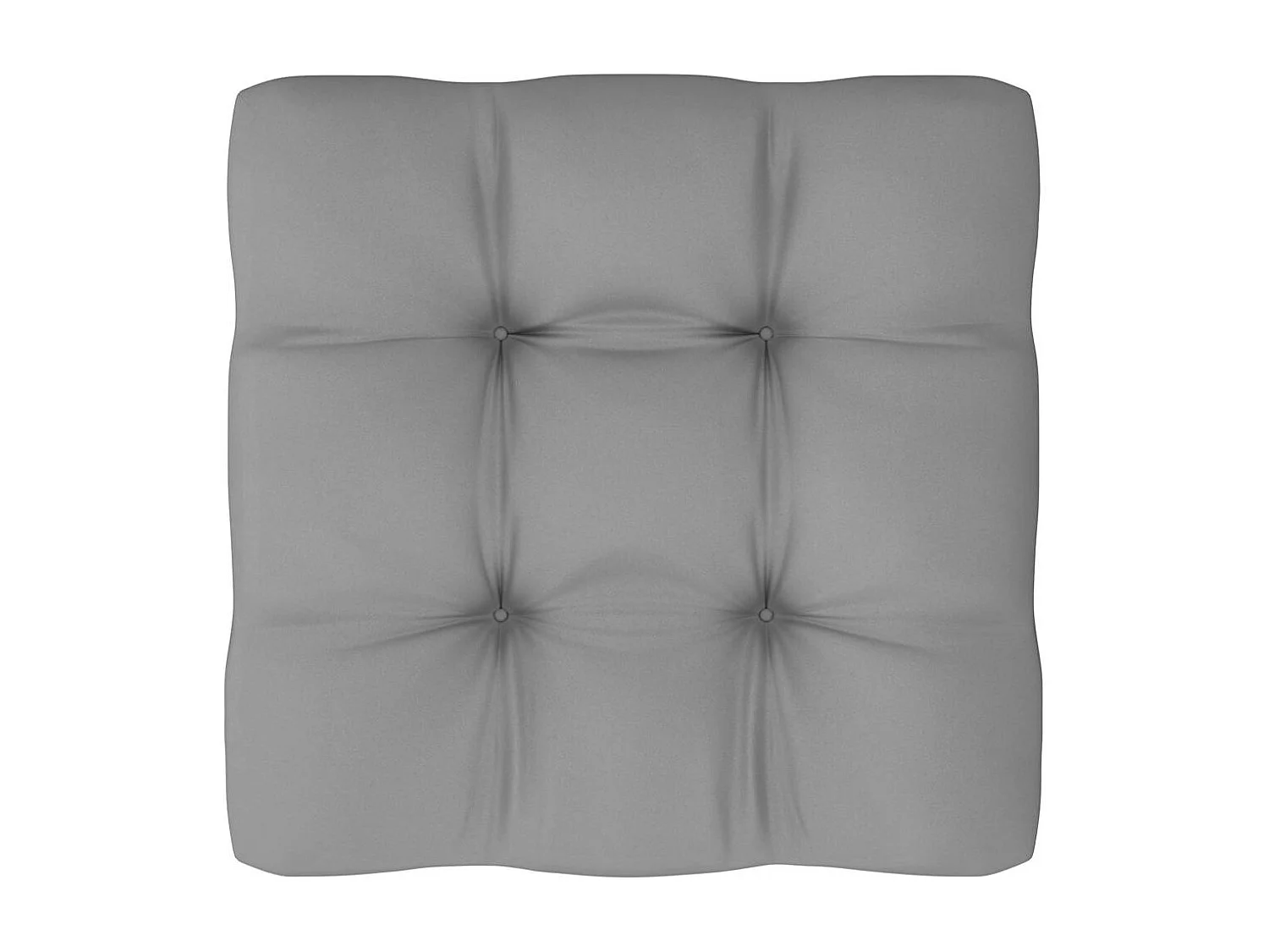 Canapé d'angle de jardin avec coussins gris Bois de pin massif