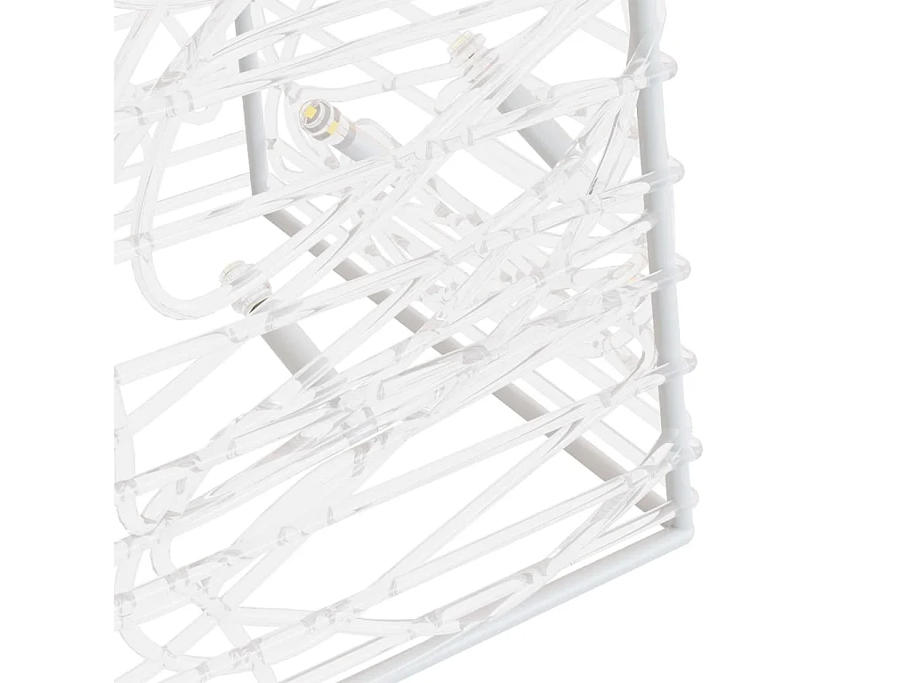 Set de cono de luz LED decorativo acrílico azul 30/45/60cm