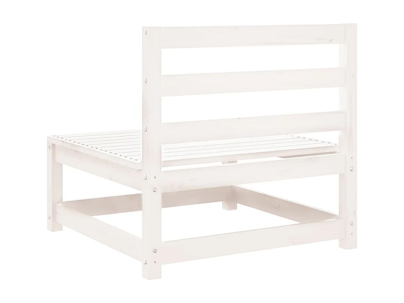 Canapés centraux de jardin coussins anthracite 2 pcs