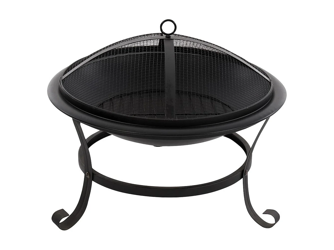 Braciere Atlanta 51 cm in Acciaio Nero 85014