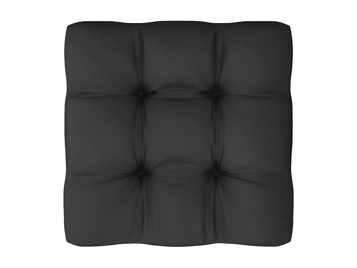 Canapé d'angle de jardin coussins anthracite Bois de pin massif