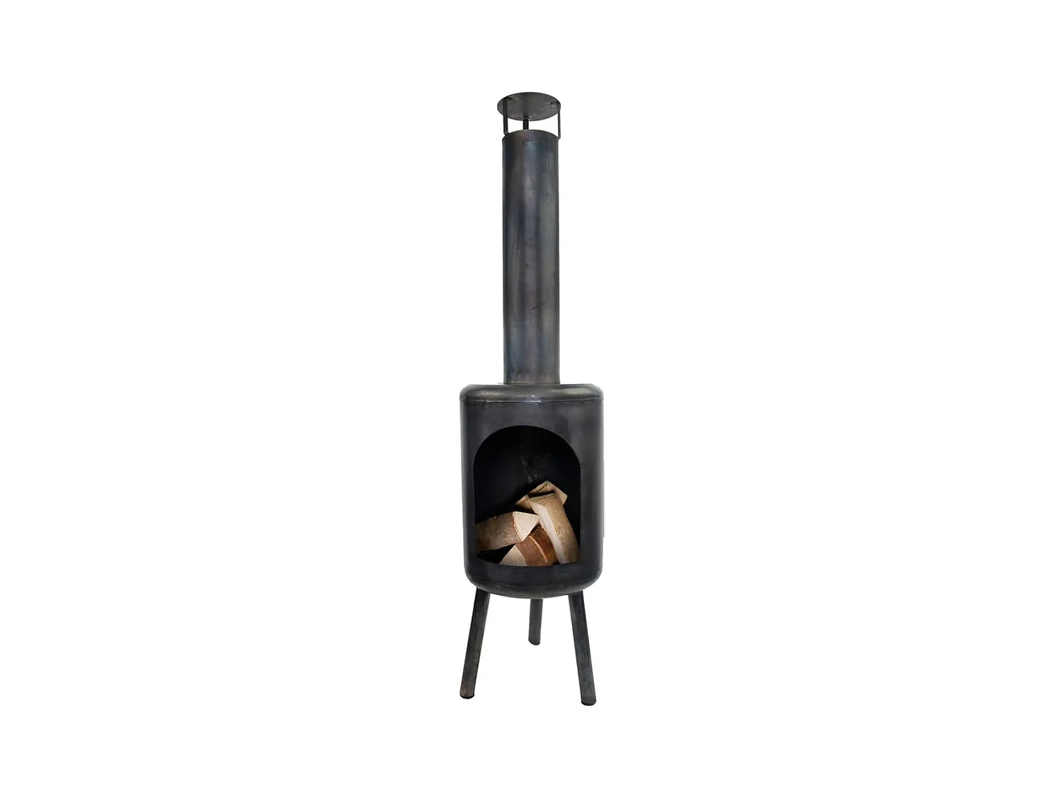 Chauffage de terrasse Rond Noir