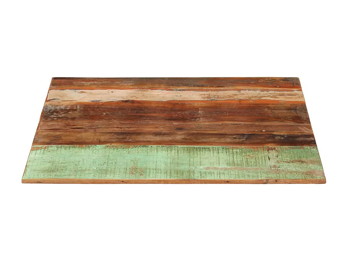Dessus de table carré 80x80 cm 15-16 mm Bois de récupération