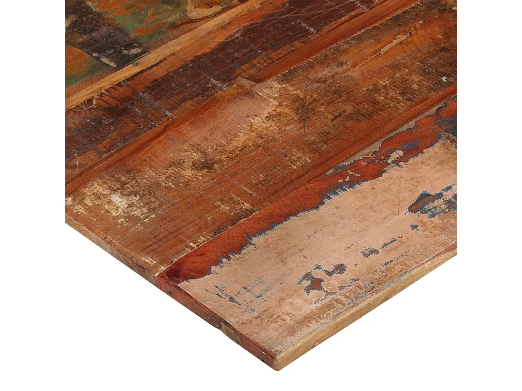 Dessus de table carré 80x80 cm 15-16 mm Bois de récupération
