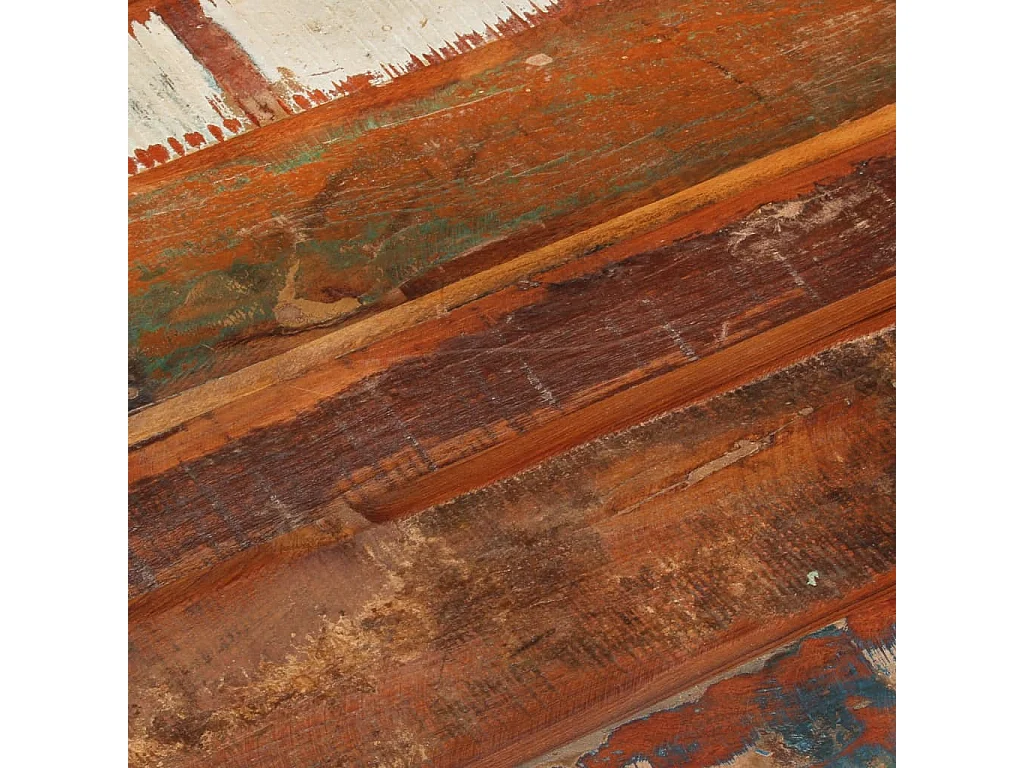 Dessus de table carré 80x80 cm 15-16 mm Bois de récupération