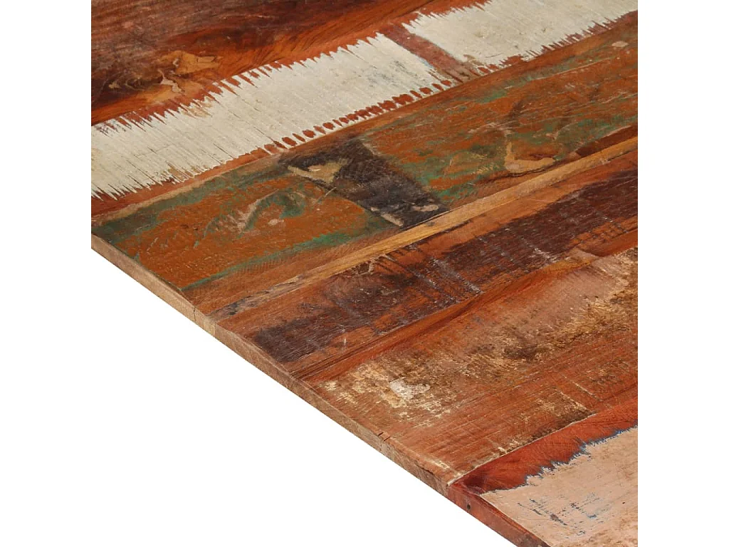 Dessus de table carré 80x80 cm 15-16 mm Bois de récupération