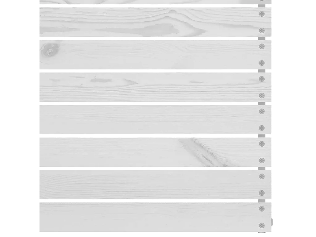 Garten-Ecksofas 2 Stk. Weiß Massivholz Kiefer