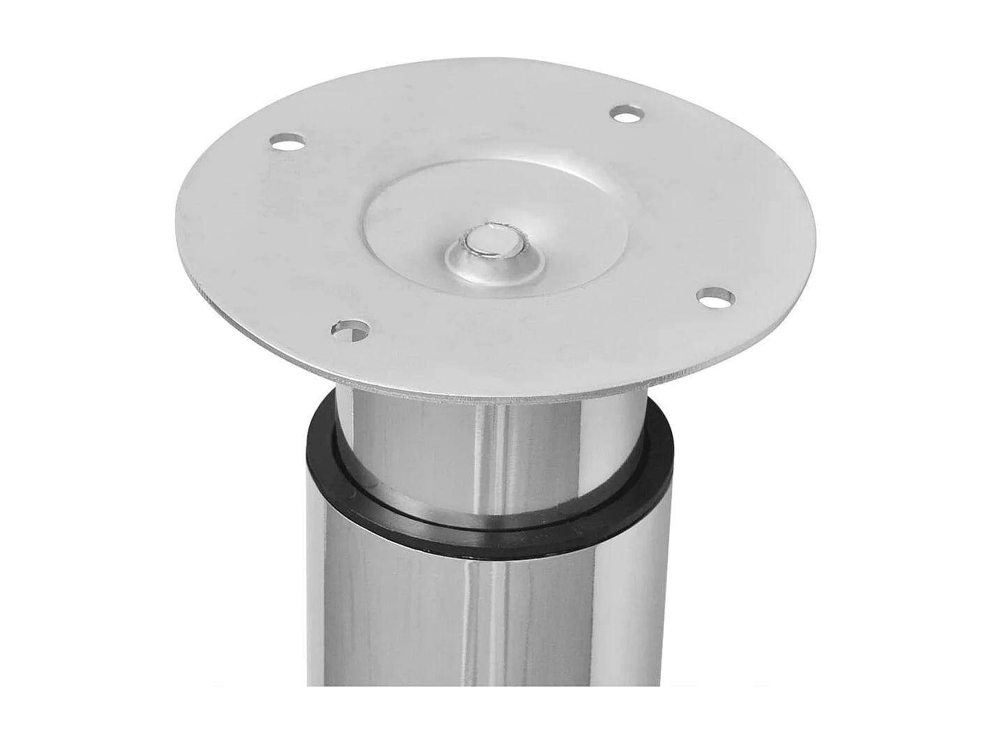 Tafelpoten telescopisch 4 st 710-1100 mm chroomkleurig