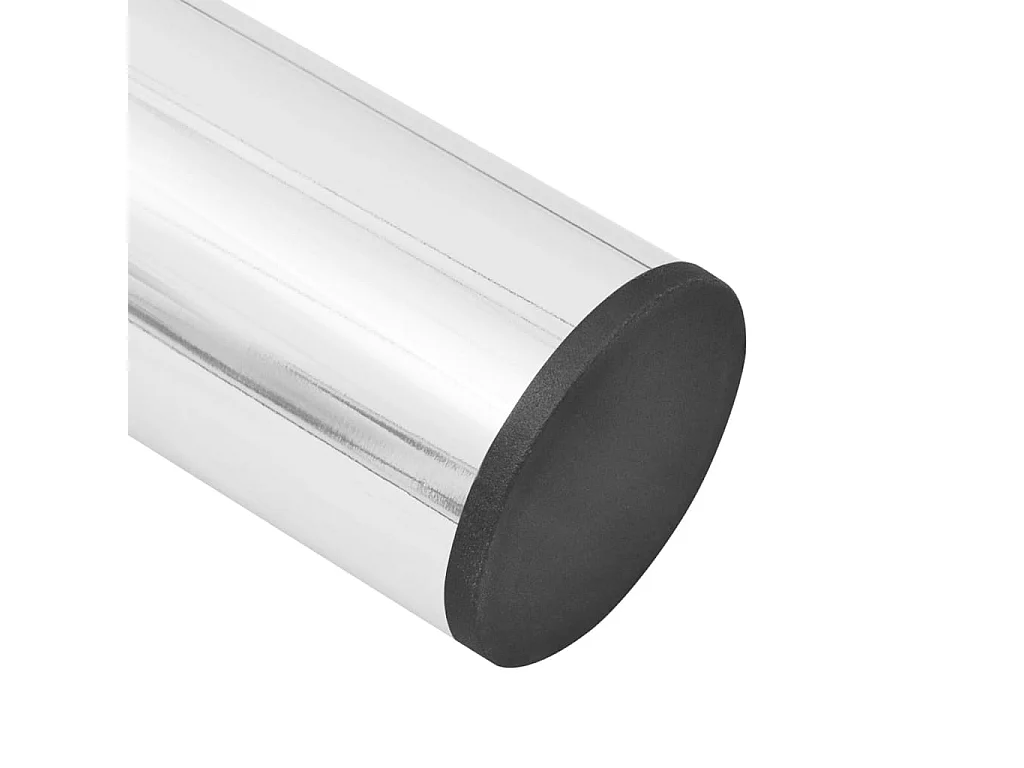 Tafelpoten telescopisch 4 st 710-1100 mm chroomkleurig