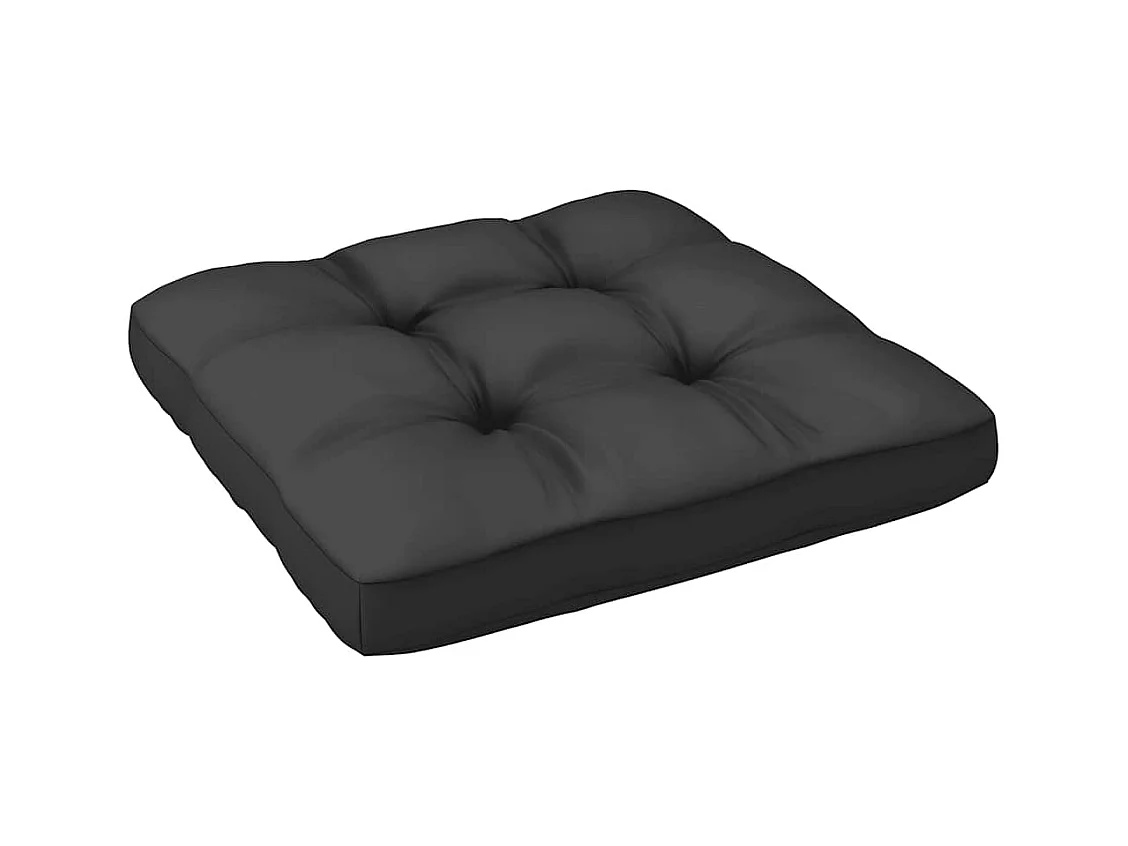 Canapés centraux de jardin avec coussins anthracite 2 pcs