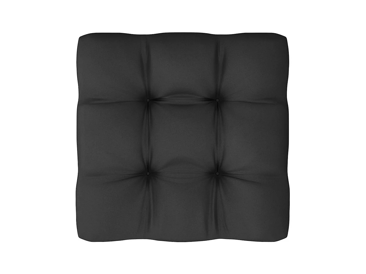 Canapés centraux de jardin avec coussins anthracite 2 pcs