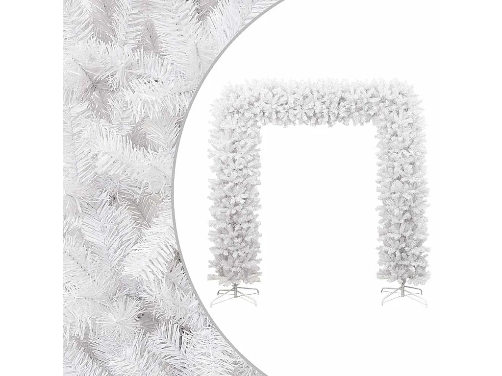 Arche d'arbre de Noël Blanc 240 cm