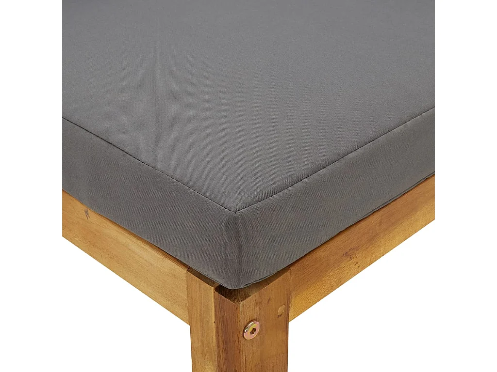 Canapés d'angle sectionnels 2 pcs avec coussins Gris foncé