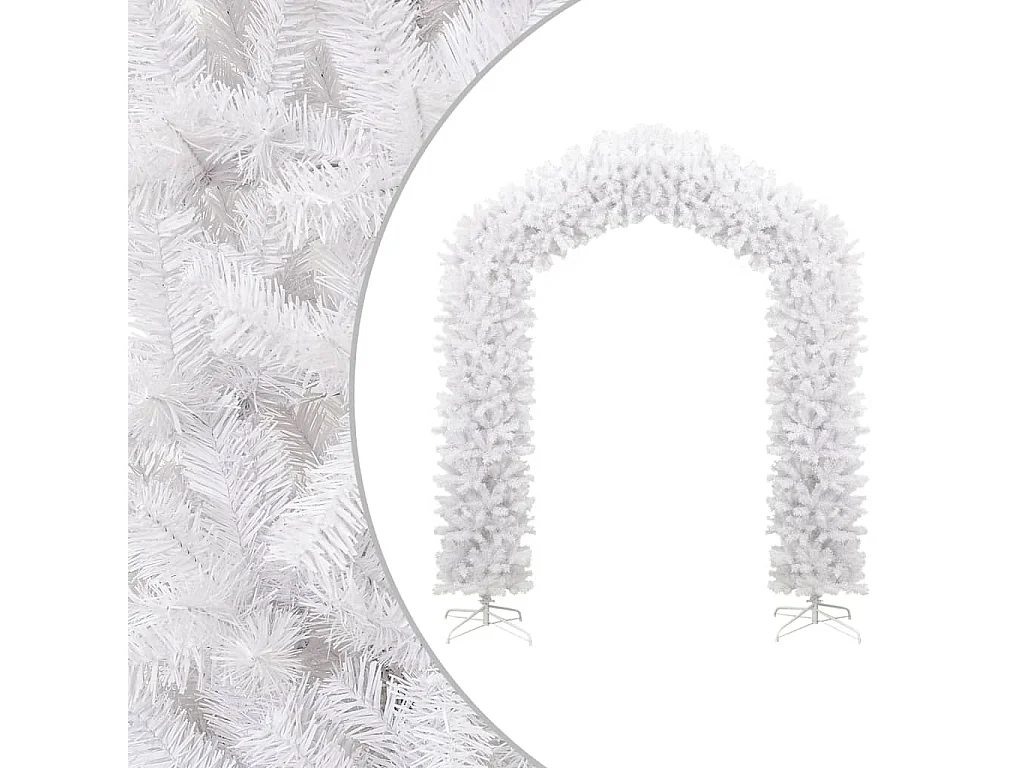 Grinalda de Natal 270 cm branco