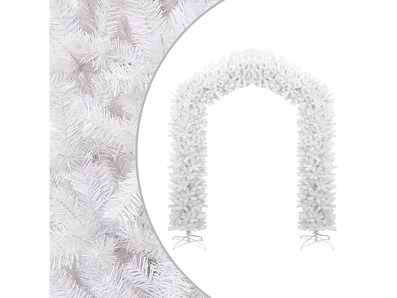 Grinalda de Natal 270 cm branco