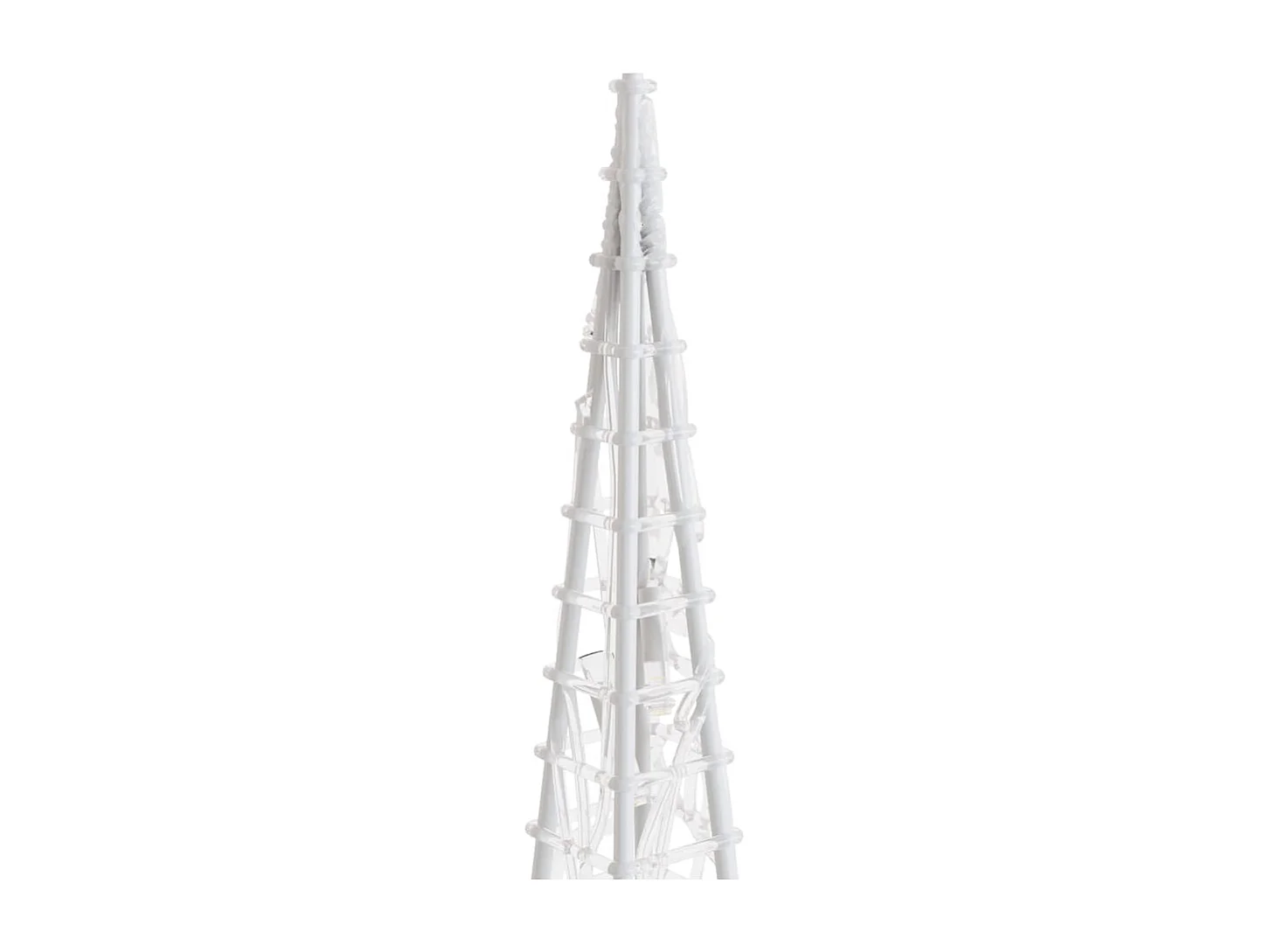 Lichtkegelset decoratief LED 60/90/120 cm acryl blauw