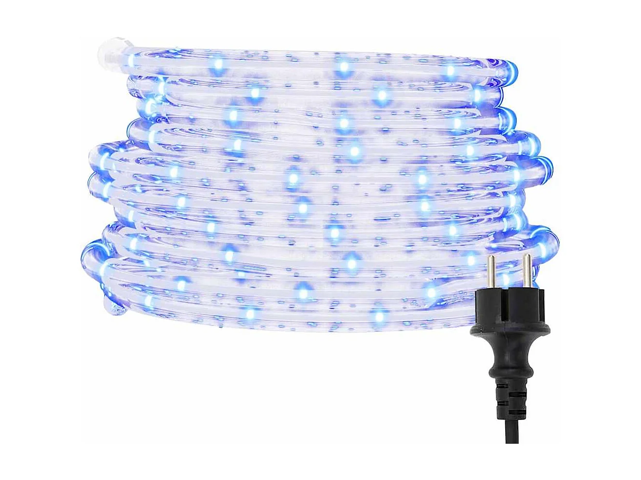 Cordon lumineux avec 120 LED Blanc froid 5 m PVC