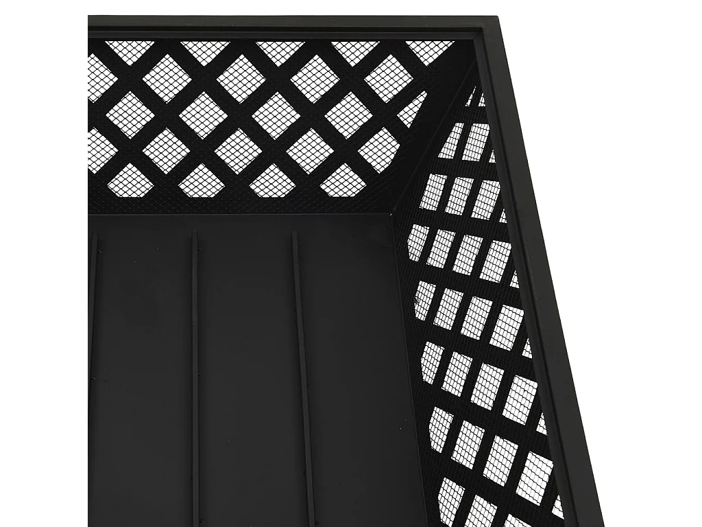 Foyer avec tisonnier 64 cm XXL Acier