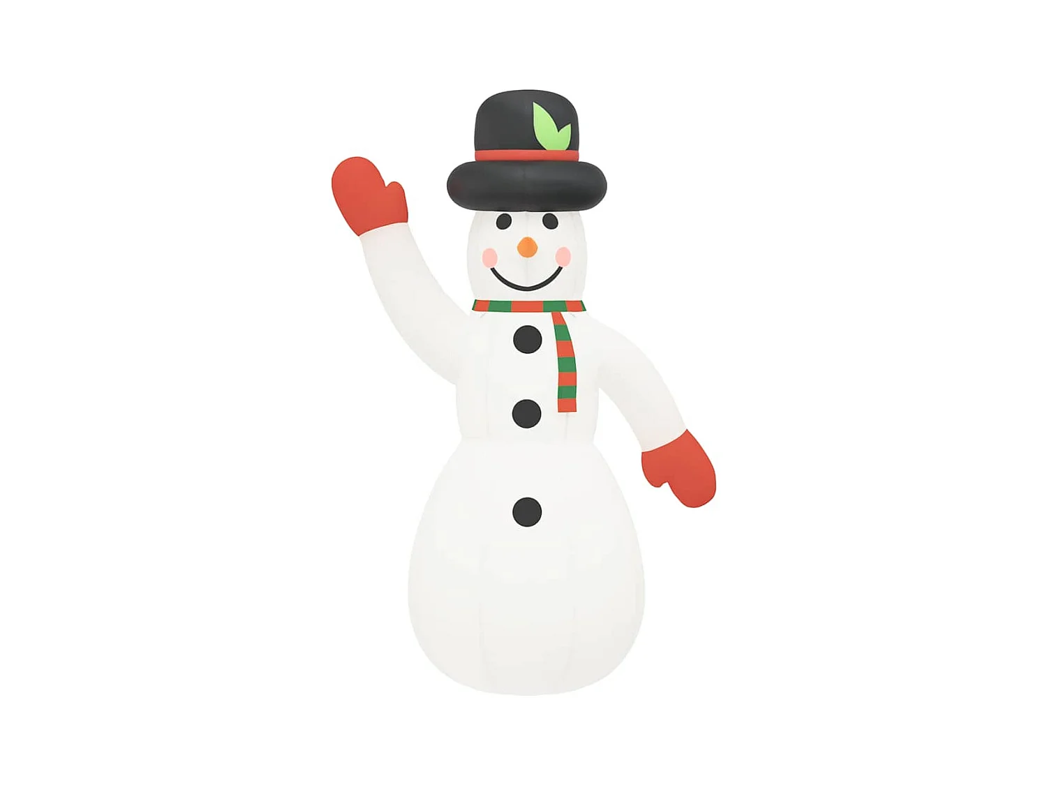 Aufblasbarer Schneemann mit LEDs 455 cm