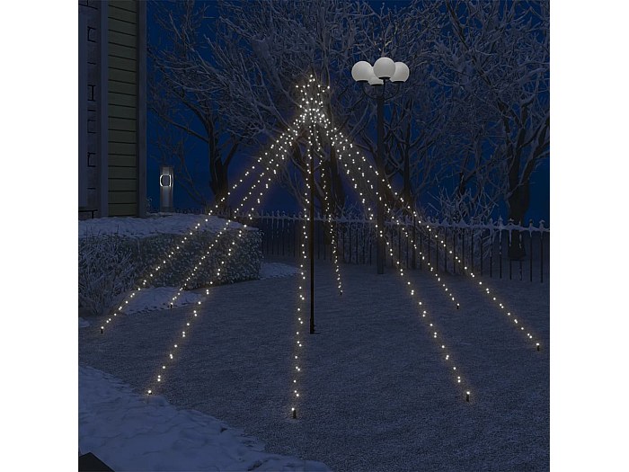 Luci Per Albero Di Natale A Cascata Albero di Natale Cascata Luci LED Interni Esterni 400 LED 2,5 m