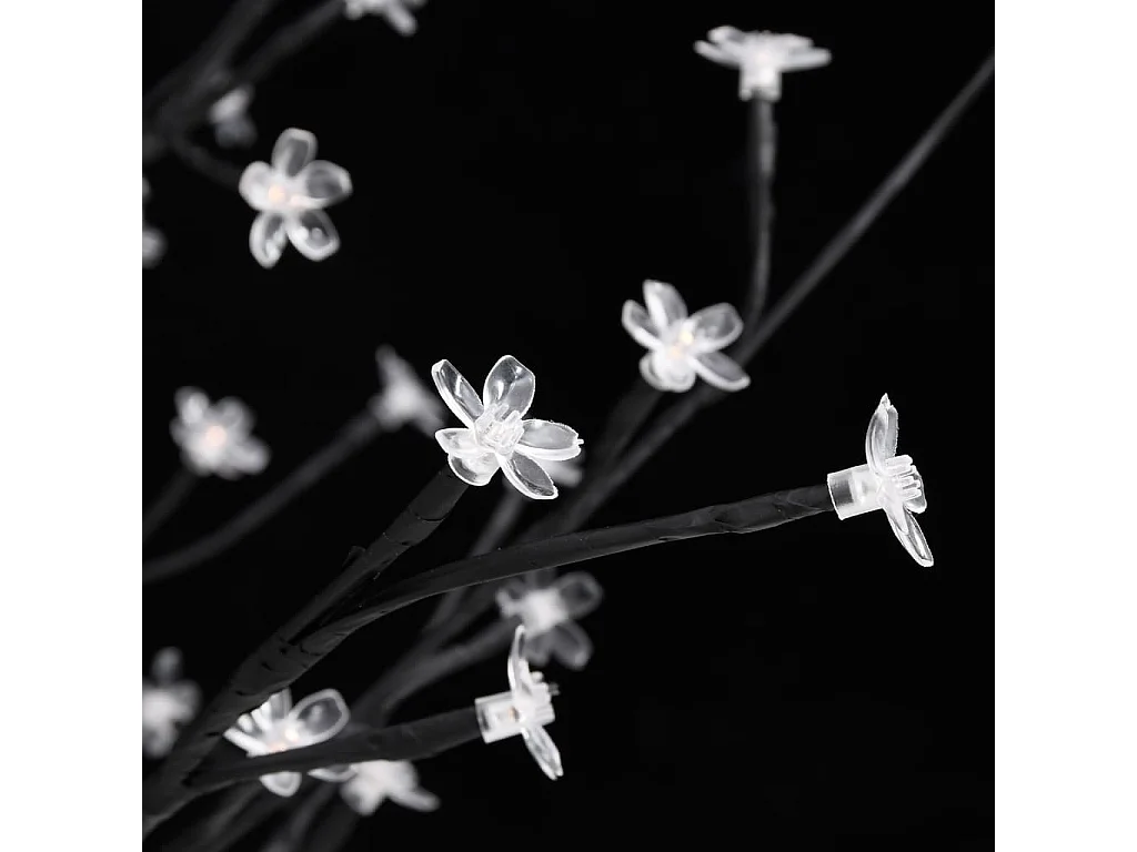 Cerejeira com 200 luzes LEDs 180 cm branco quente