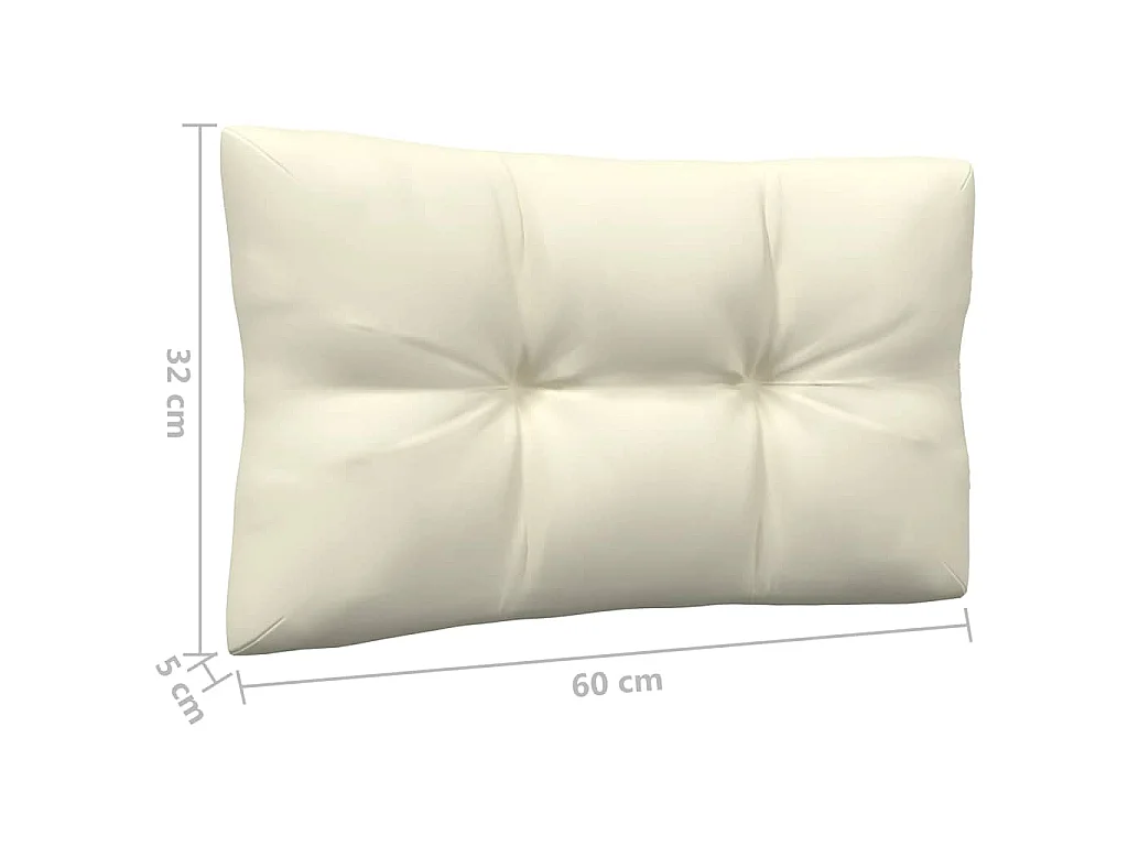 Garten-Mittelsofa mit Kissen in Honigbraun Massivholz Kiefer