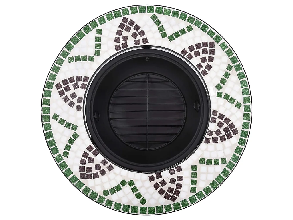 Foyer mosaïque Vert 68 cm Céramique