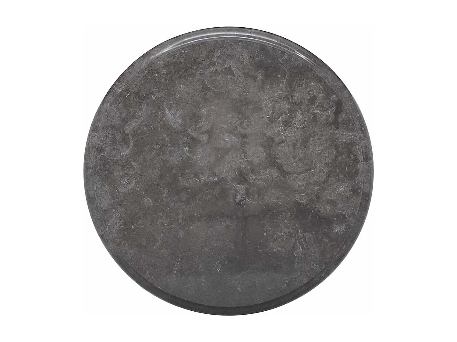 Tampo de mesa Ø40x2,5 cm mármore preto