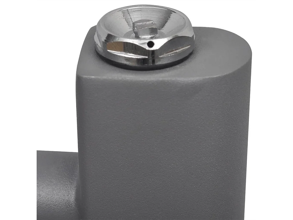 Handtuchheizkörper Warmwasser Gerade Grau 500x764 mm