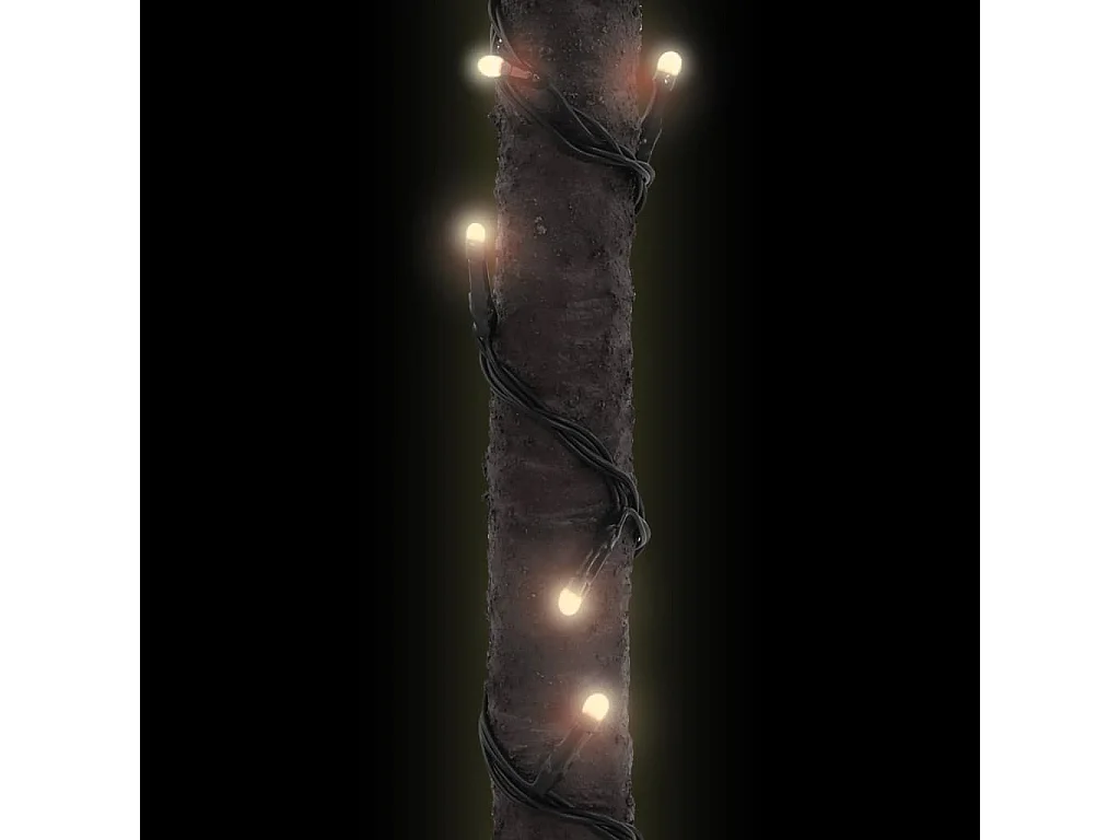 Palmeira c/ 252 luzes LED 400 cm branco quente