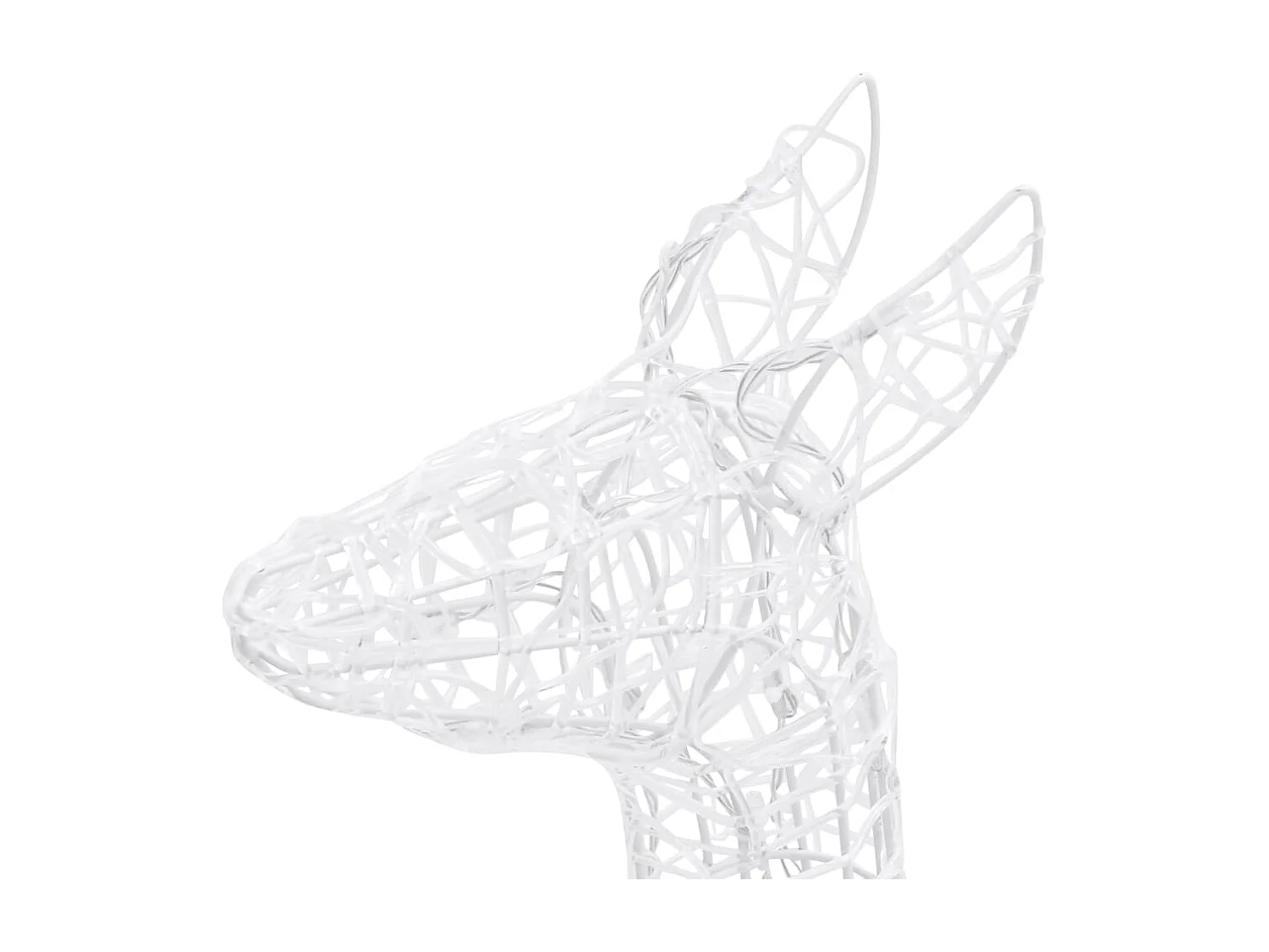 Famille de rennes de décoration Acrylique 300 LED blanc froid