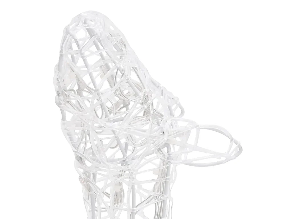 Kerstversiering rendierfamilie 300 LED's koudwit acryl