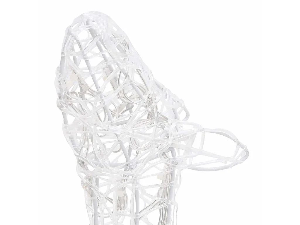 Família de renas decorativa 300 luzes LED acrílico branco frio