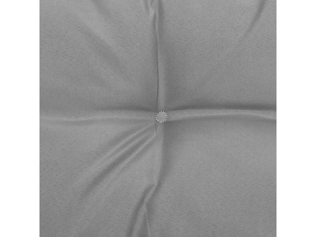 Canapé central de jardin avec coussins gris Bois de pin massif