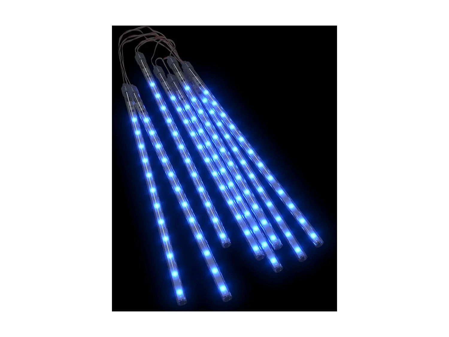 Guirlandes lumineuses 8 pcs 30 cm 192 LED bleu