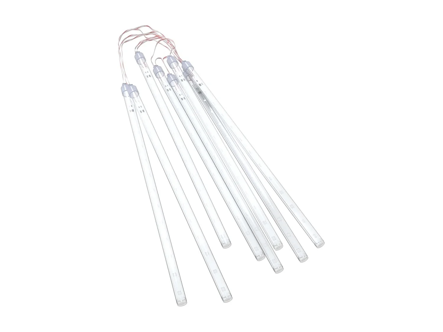 Guirlandes lumineuses 8 pcs 30 cm 192 LED bleu