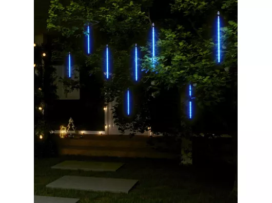 Kauf Unique LED Meteor-Lichter 8 Stk. 30 cm Blau 192 LEDs