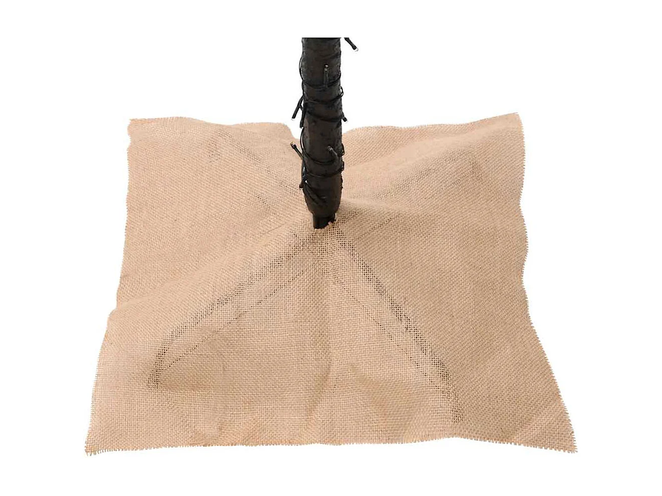 Künstliche Palme mit 136 LEDs Warmweiß 220 cm