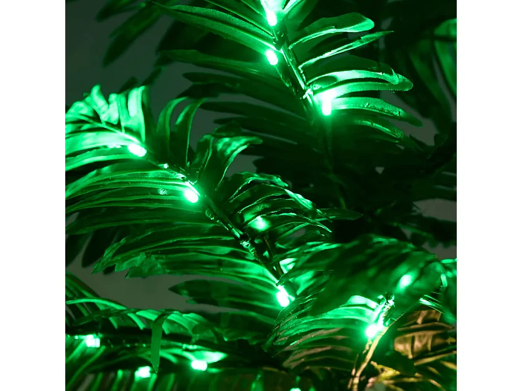 Palmier à LED 136 LED Blanc chaud 220 cm
