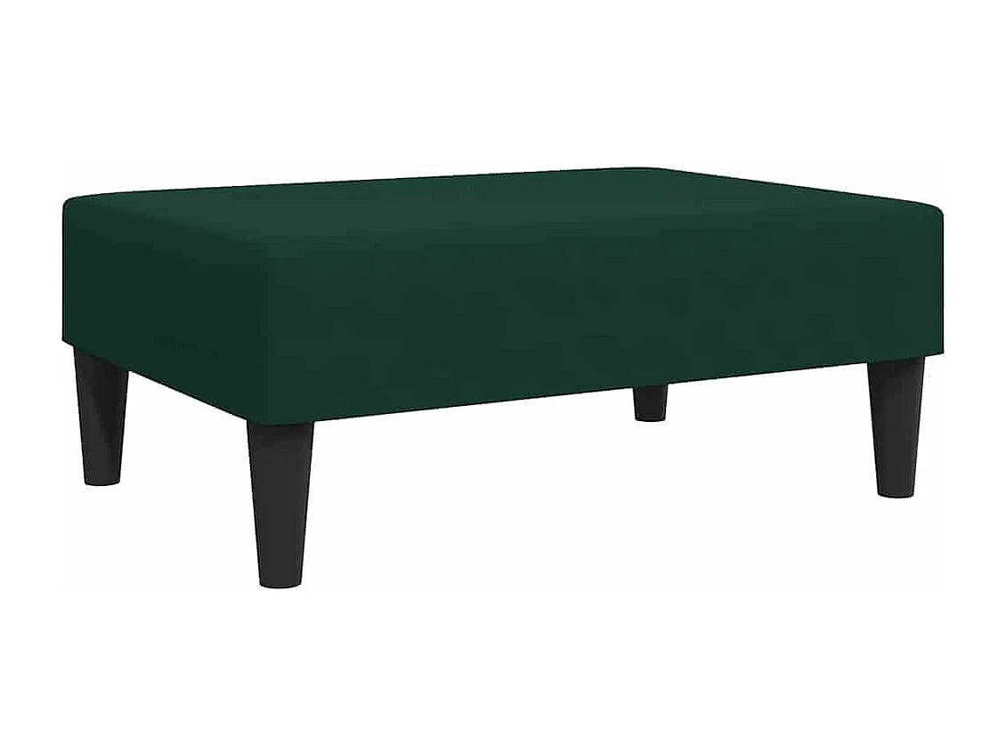 Ensemble de canapés 2 pcs vert foncé velours