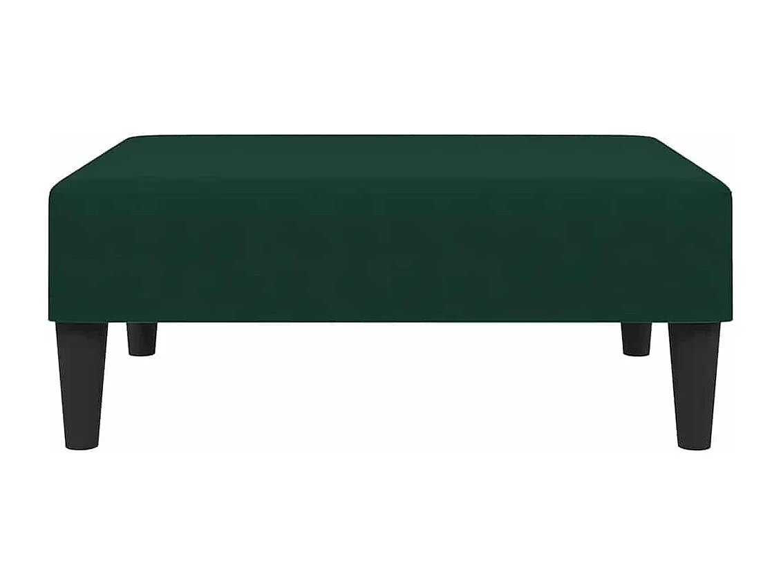 Ensemble de canapés 2 pcs vert foncé velours