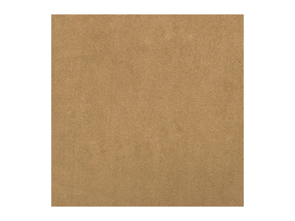 Canapé à 2 places Marron 140 cm Velours